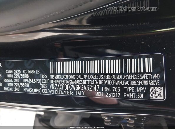 ZACPDFCW6R3A32147 2024 DODGE OTHER Black ძრავის განყოფილების ხედი
