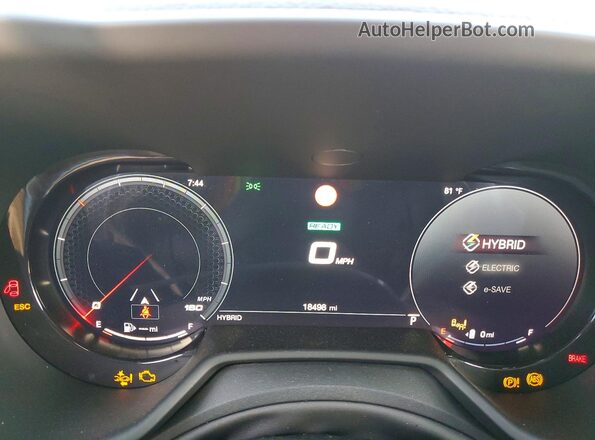 ZACPDFDW2R3A10645 2024 DODGE OTHER Black Vista del cuadro de instrumentos