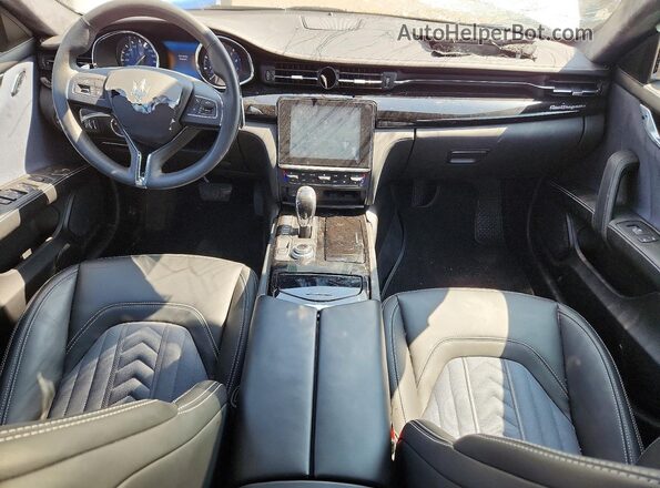 ZAM56RRLXH1217398 2017 MASERATI QUATTROPOR White Вид панелі приладів