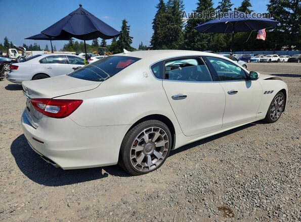 ZAM56RRLXH1217398 2017 MASERATI QUATTROPOR White Задня права чверть