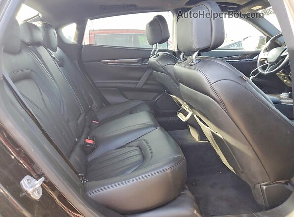 ZAM56YRAXJ1276076 2018 MASERATI QUATTROPOR Black Вид задніх сидінь