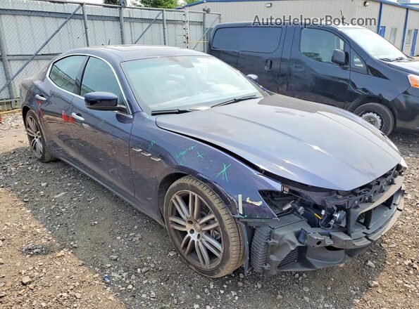 ZAM57RSA0G1175554 2016 MASERATI GHIBLI Blue Առջևի աջ