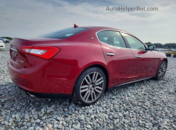 ZAM57RSS0H1248710 2017 MASERATI GHIBLI Red Trasero derecho