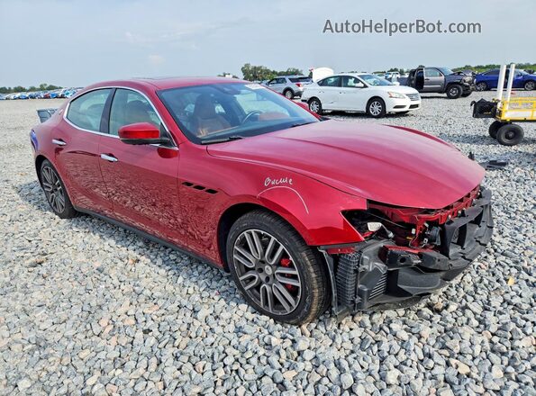 ZAM57RSS0H1248710 2017 MASERATI GHIBLI Red Delantero derecho