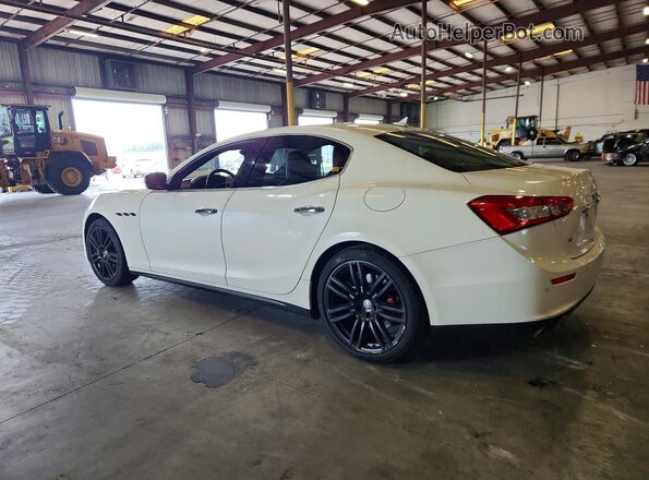 ZAM57RSS1H1212749 2017 MASERATI GHIBLI White Tył lewy