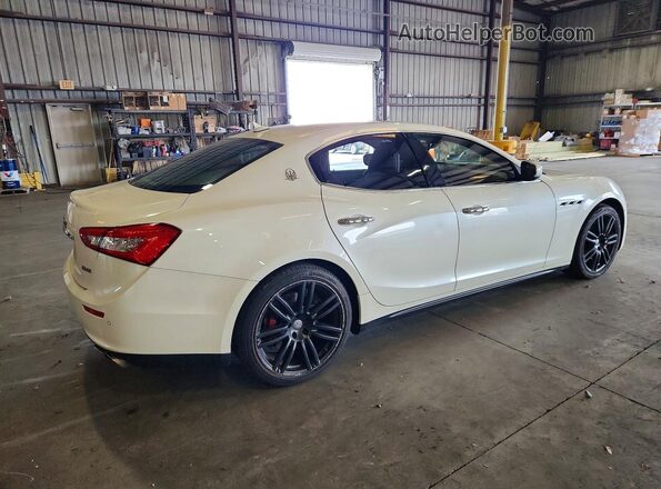 ZAM57RSS1H1212749 2017 MASERATI GHIBLI White Tył prawy