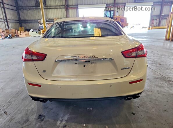 ZAM57RSS1H1212749 2017 MASERATI GHIBLI White Widok z tyłu