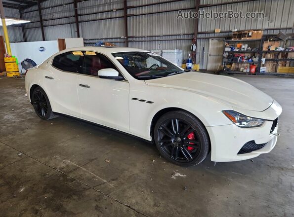ZAM57RSS1H1212749 2017 MASERATI GHIBLI White Przód prawy