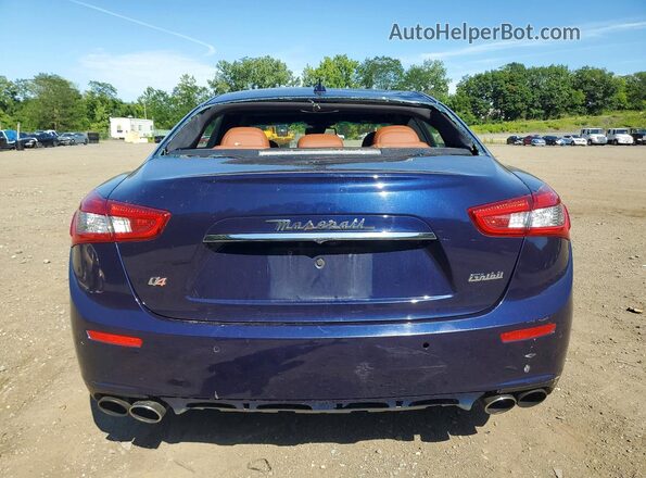 ZAM57RTA0G1167694 2016 MASERATI GHIBLI Blue Vista trasera