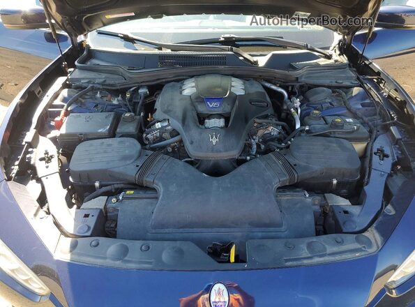 ZAM57RTA0G1167694 2016 MASERATI GHIBLI Blue Vista interior trasera