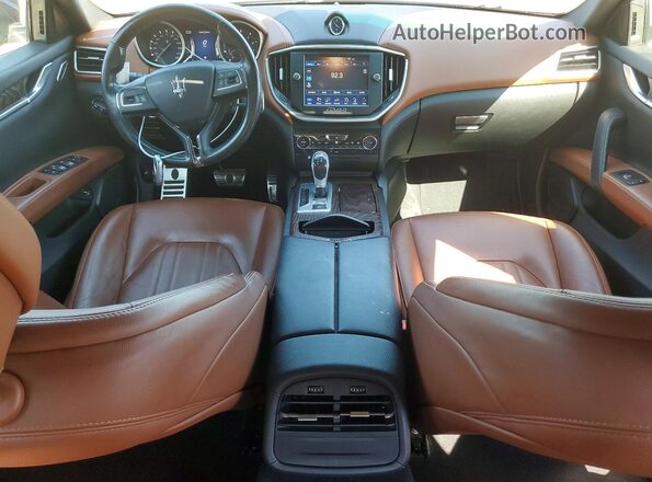 ZAM57RTA0G1167694 2016 MASERATI GHIBLI Blue Vista del salpicadero