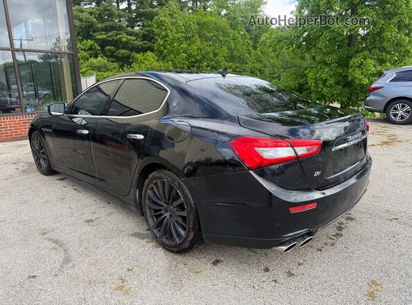 ZAM57RTA1G1176310 2016 MASERATI GHIBLI Black Задня права чверть