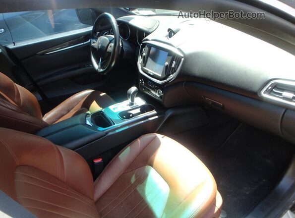ZAM57RTA1G1176310 2016 MASERATI GHIBLI Black Вид спереду