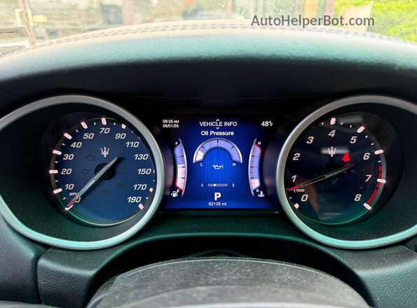ZAM57RTA1G1176310 2016 MASERATI GHIBLI Black Вид панелі приладів