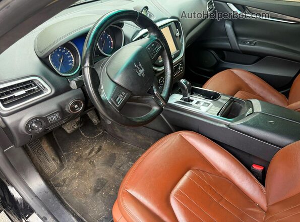 ZAM57RTA1G1176310 2016 MASERATI GHIBLI Black Вид щитка приладів