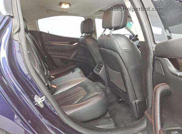ZAM57RTA2G1183833 2016 MASERATI GHIBLI Blue უკანა სავარძლების ხედი