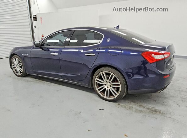 ZAM57RTA2G1183833 2016 MASERATI GHIBLI Blue უკანა მარცხენა