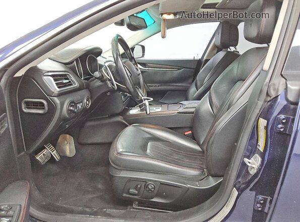 ZAM57RTA2G1183833 2016 MASERATI GHIBLI Blue წინა სალონის ხედი