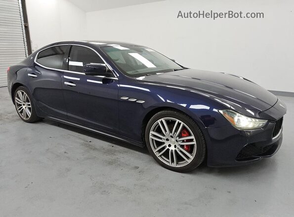 ZAM57RTA2G1183833 2016 MASERATI GHIBLI Blue 