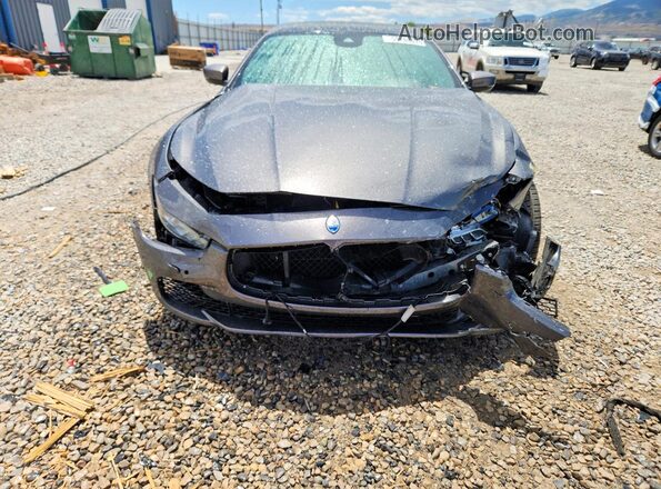 ZAM57RTA2H1224138 2017 MASERATI GHIBLI Gray Вид спереду