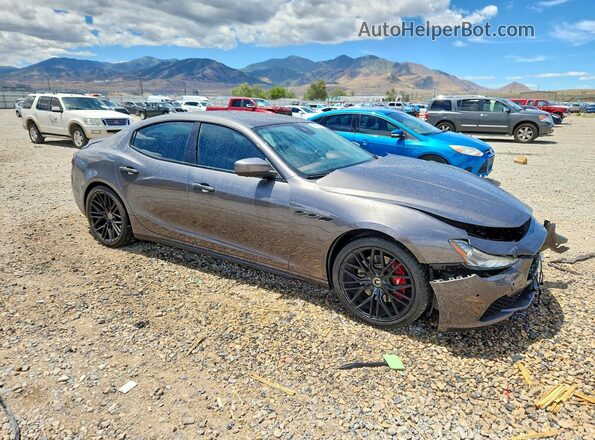 ZAM57RTA2H1224138 2017 MASERATI GHIBLI Gray Передня права чверть