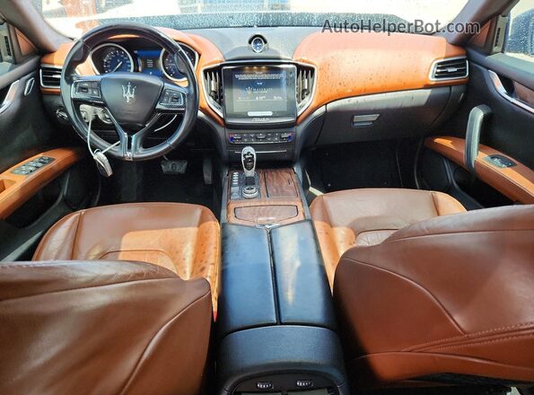 ZAM57RTA2H1224138 2017 MASERATI GHIBLI Gray Вид панелі приладів