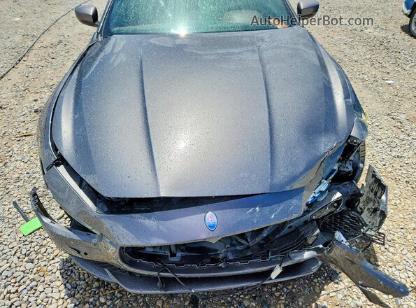 ZAM57RTA2H1224138 2017 MASERATI GHIBLI Gray Вид задньої частини салону