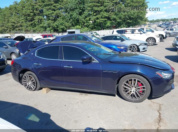 ZAM57RTA8G1182024 2016 MASERATI GHIBLI Blue Սալոնի հետևի տեսք
