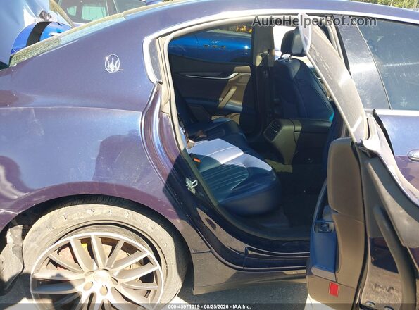 ZAM57RTA8G1182024 2016 MASERATI GHIBLI Blue VIN կոդի պիտակի տեսք