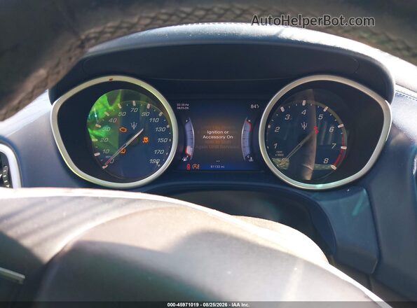 ZAM57RTA8G1182024 2016 MASERATI GHIBLI Blue Հետևի նստատեղերի տեսք