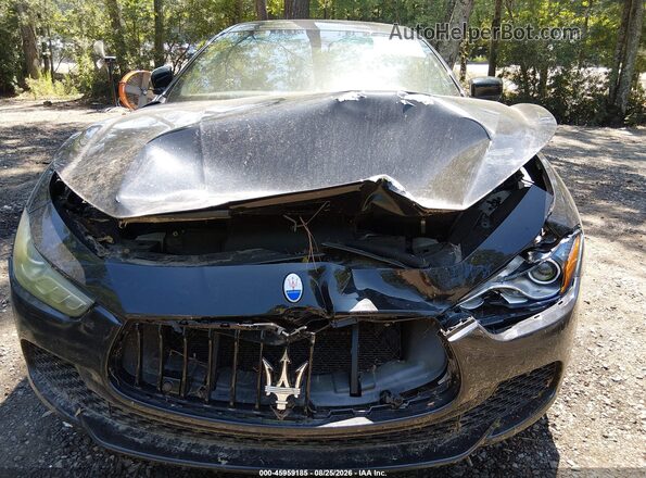 ZAM57RTA8G1188017 2016 MASERATI GHIBLI Black Front view