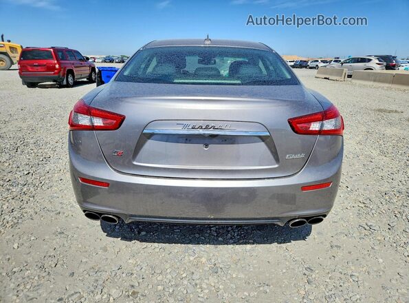 ZAM57RTAXG1182641 2016 MASERATI GHIBLI Gray Հետևի տեսք
