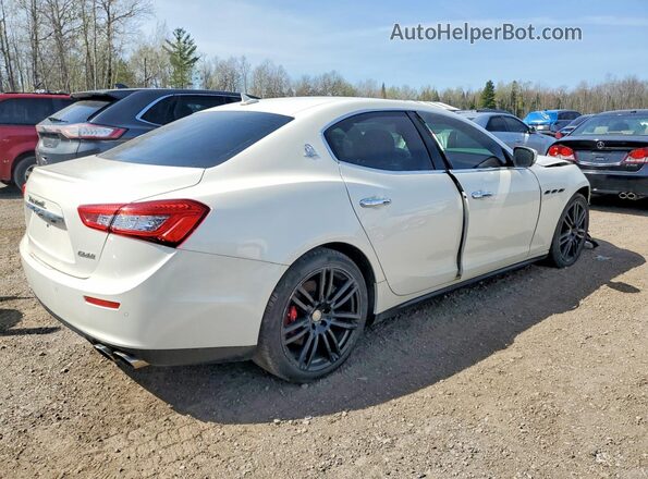 ZAM57RTLXH1198857 2017 MASERATI GHIBLI White Trasero derecho