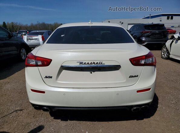 ZAM57RTLXH1198857 2017 MASERATI GHIBLI White Vista trasera