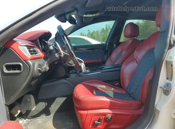 ZAM57RTLXH1198857 2017 MASERATI GHIBLI White Vista interior delantera