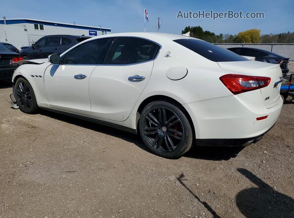 ZAM57RTLXH1198857 2017 MASERATI GHIBLI White Trasero izquierdo