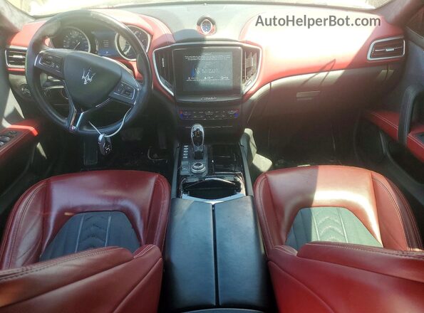ZAM57RTLXH1198857 2017 MASERATI GHIBLI White Vista del salpicadero