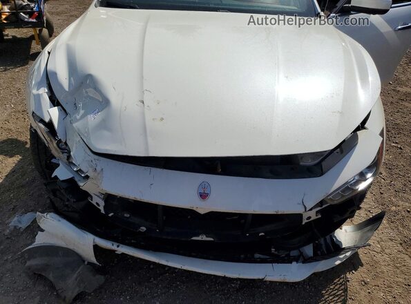 ZAM57RTLXH1198857 2017 MASERATI GHIBLI White Vista interior trasera