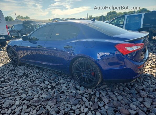 ZAM57RTS6H1213426 2017 MASERATI GHIBLI Blue უკანა მარცხენა