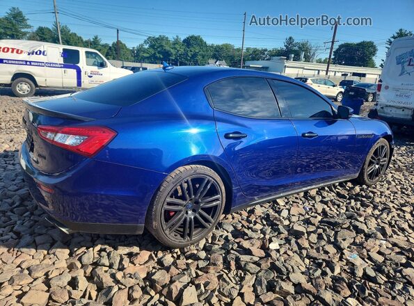 ZAM57RTS6H1213426 2017 MASERATI GHIBLI Blue წინა მარჯვენა