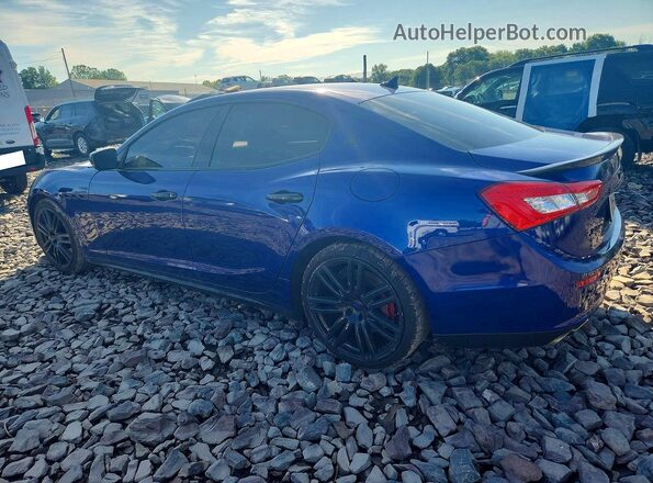 ZAM57RTS6H1213426 2017 MASERATI GHIBLI Blue უკანა მარჯვენა