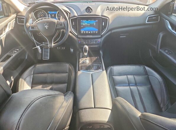 ZAM57RTS6H1213426 2017 MASERATI GHIBLI Blue ხელსაწყოთა პანელის ხედი