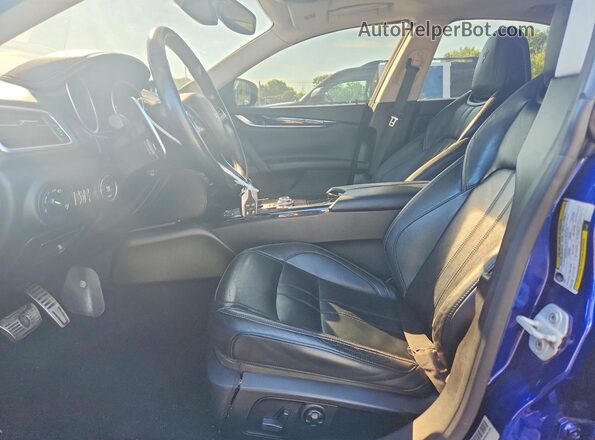 ZAM57RTS6H1213426 2017 MASERATI GHIBLI Blue წინა პანელის ხედი