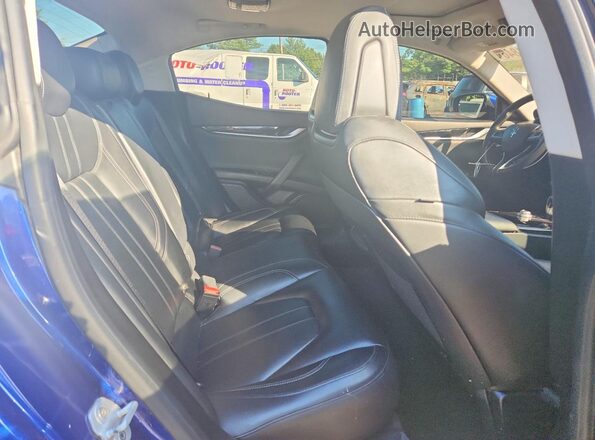 ZAM57RTS6H1213426 2017 MASERATI GHIBLI Blue უკანა სალონის ხედი
