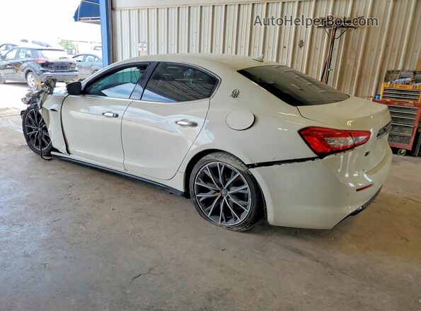 ZAM57XSA0K1319407 2019 MASERATI GHIBLI Белый Задняя левая четверть