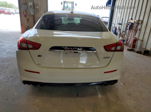 ZAM57XSA0K1319407 2019 MASERATI GHIBLI Белый Вид сзади