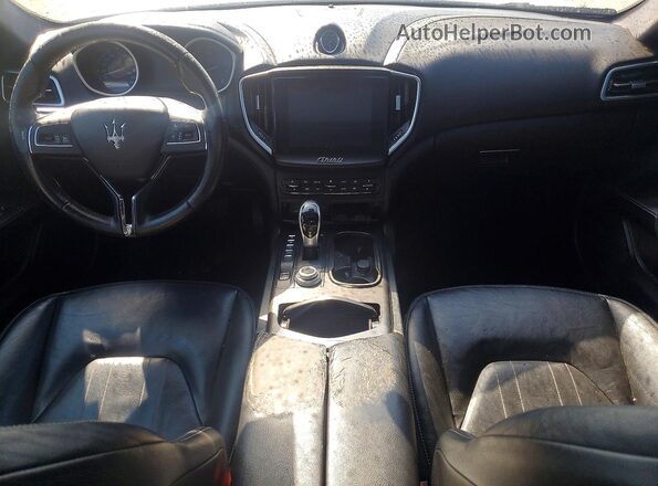 ZAM57XSA1J1281376 2018 MASERATI GHIBLI White Widok deski rozdzielczej