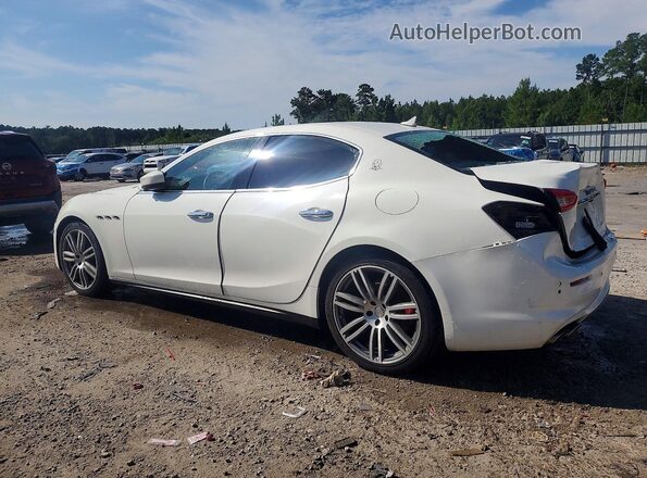 ZAM57XSA1J1281376 2018 MASERATI GHIBLI White Tył lewy
