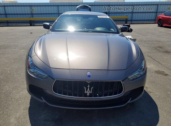 ZAM57XSA2G1175737 2016 MASERATI GHIBLI Charcoal Widok z przodu