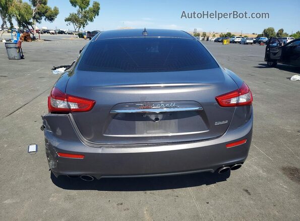 ZAM57XSA2G1175737 2016 MASERATI GHIBLI Charcoal Widok z tyłu
